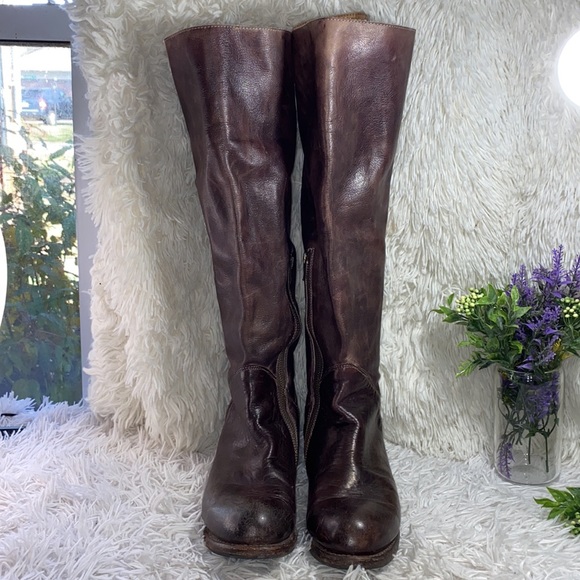 Bed Stu Cobbler Series Dark Brown Lace-up Boots - Picture 3 of 8